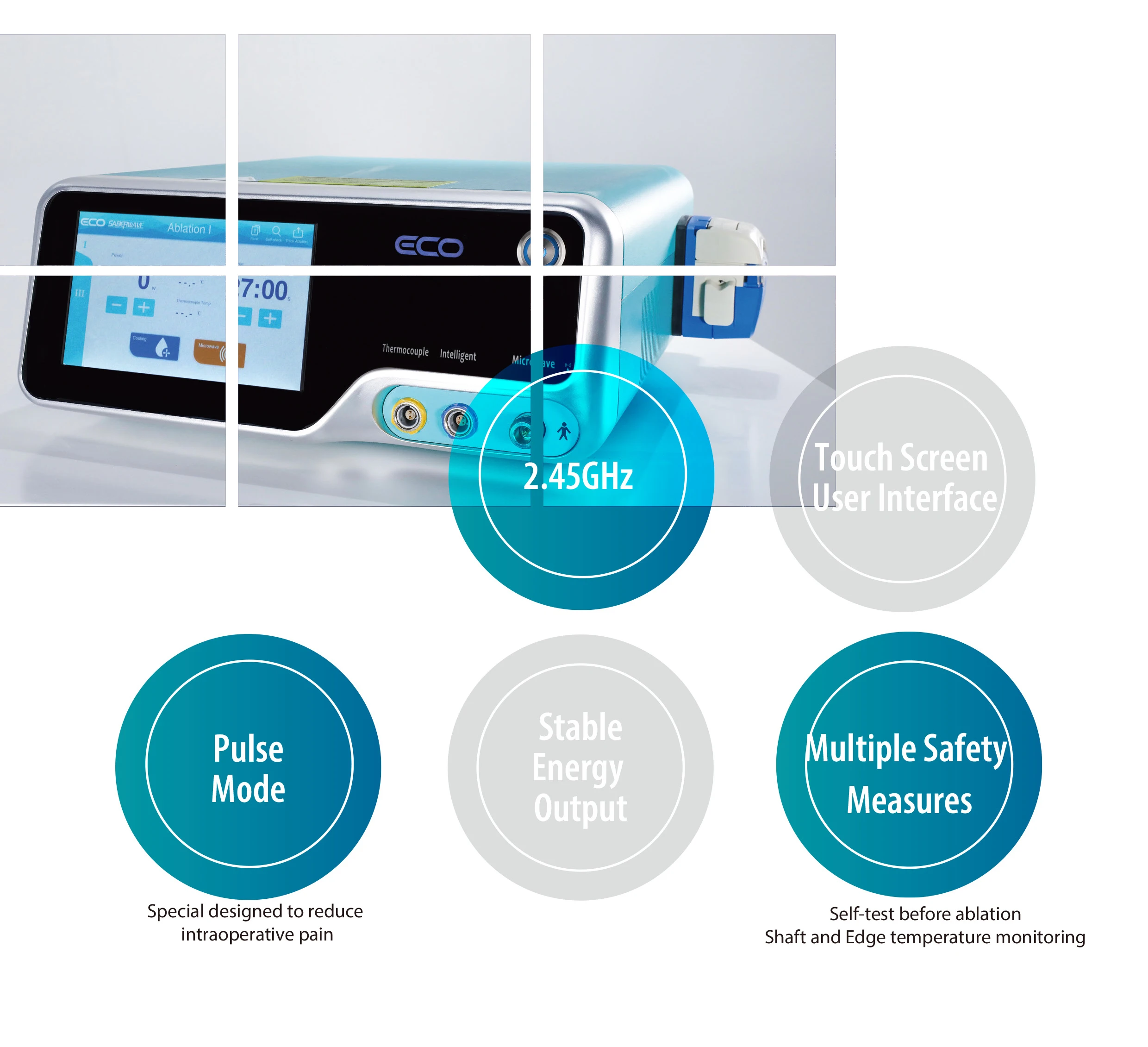 Disposable microwave ablation antenna for breast/thyroid nodule