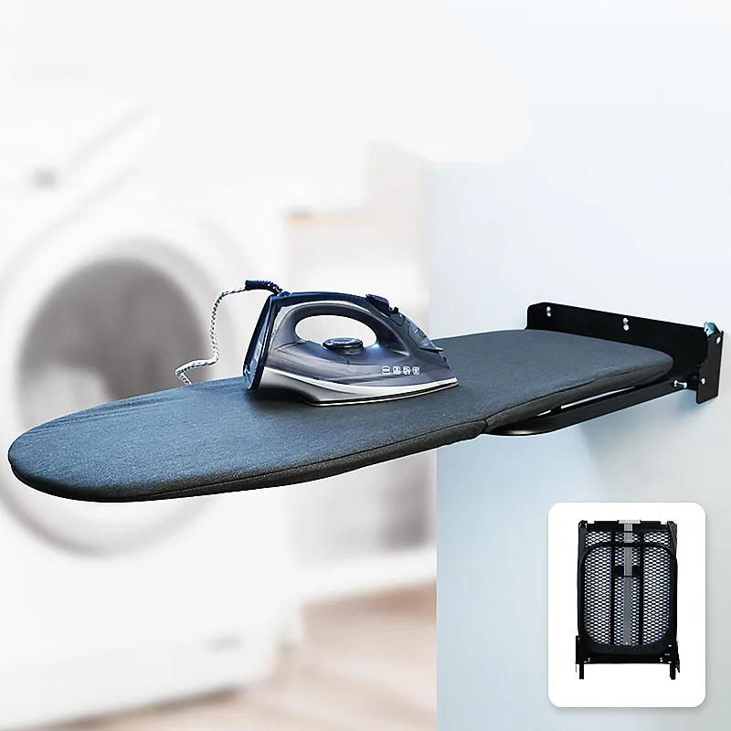 Бытовая Складная гладильная доска настенная металлическая сетчатая многофункциональное пространство экономия складной гладильный стол