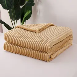 Oversize Super Soft Warm Thick Plush Throw Lightweight Cozy 100% Polyester Plush Blanket