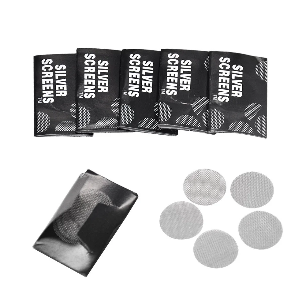 Wholesale 20mm Smoking Pipe Accessories Portable Tobacco Filter Screen Metal Mesh Pipe Screen