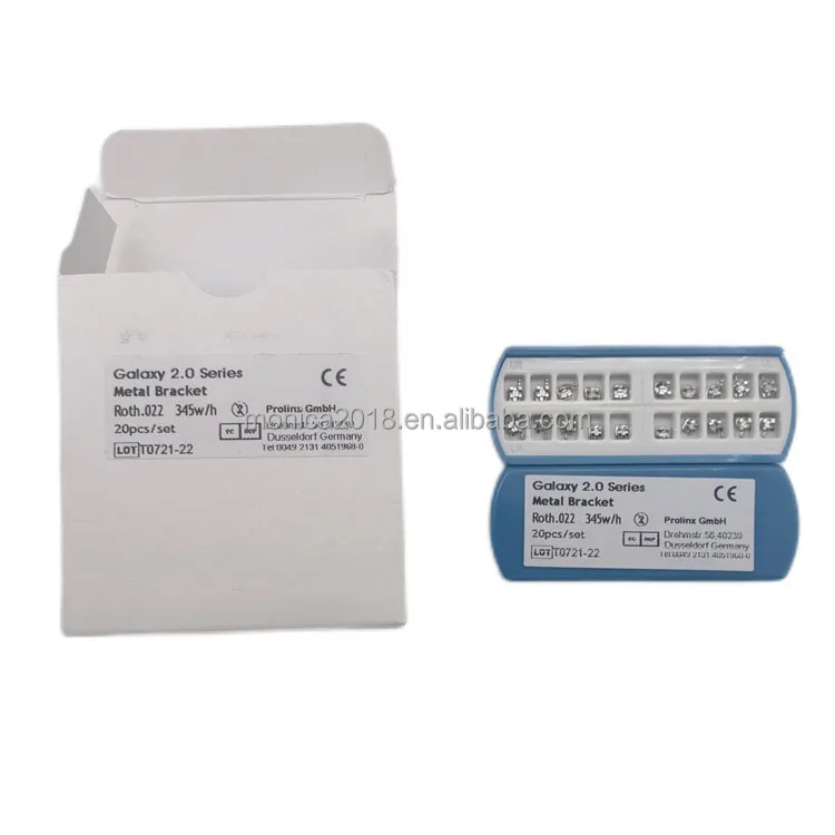 China Wholesale High Quality Dental Consumables Dental Orthodontics Products Teeth Mesh Brackets Mini Galaxy Metal Bracket