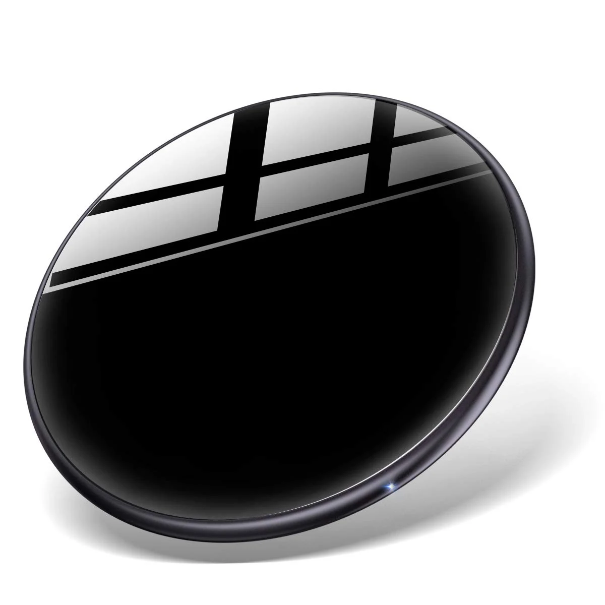 2022 Amazon top selling new Wireless Charger, 15W Fast Charging Pad Ultra-Thin Mirror for all qi enabled devices mobile phones