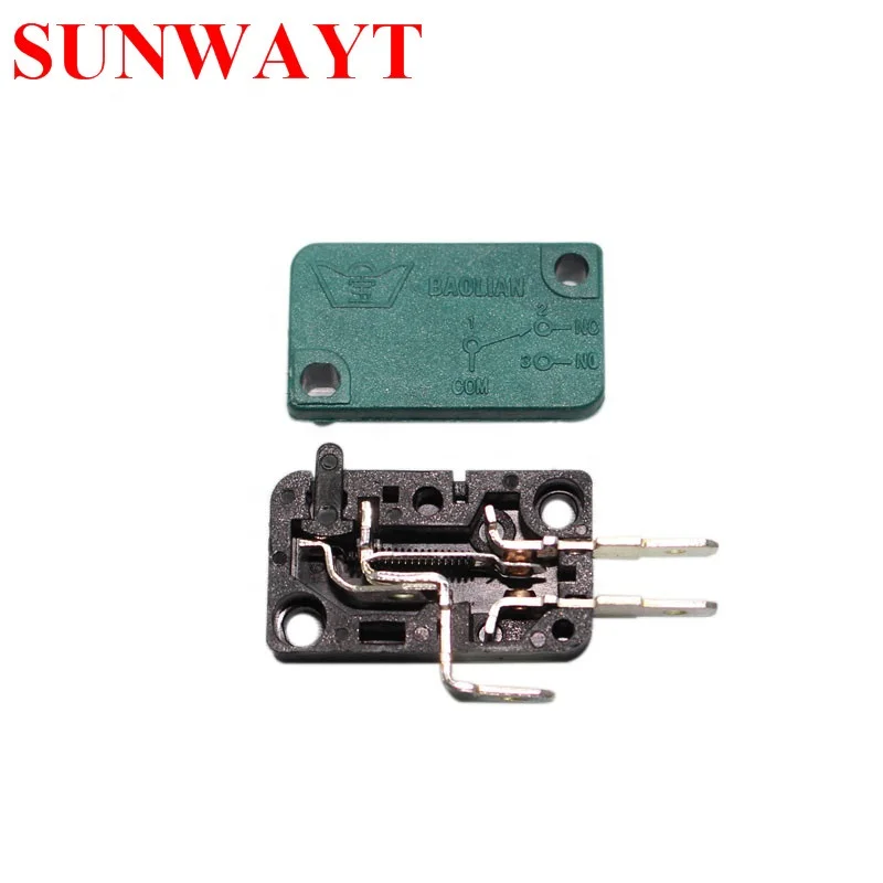 Baolian Green color three terminal microswitch microswitches for arcade push button