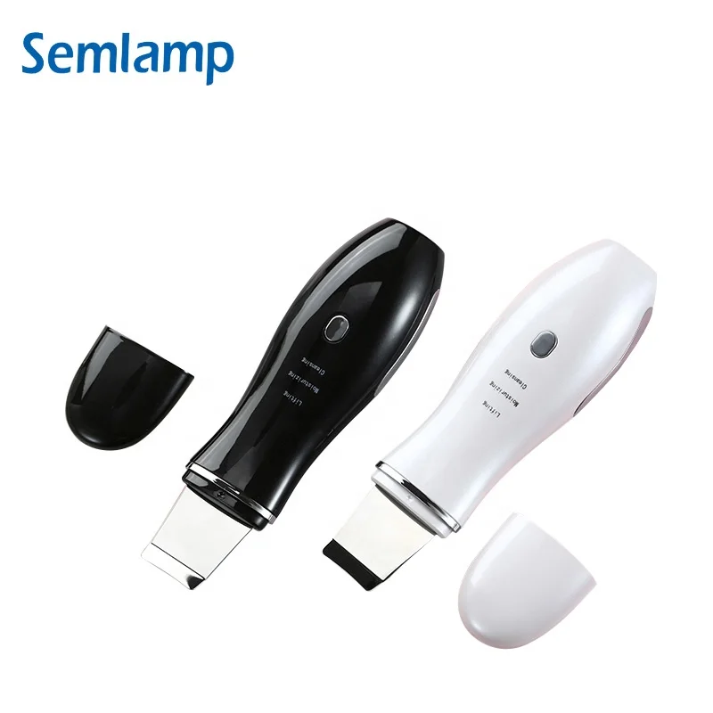Pore Cleansing Scrubber Portable Skin Spatula Face Peeling Sonic Facial Ultrasonic Skin Scrubber Spatula