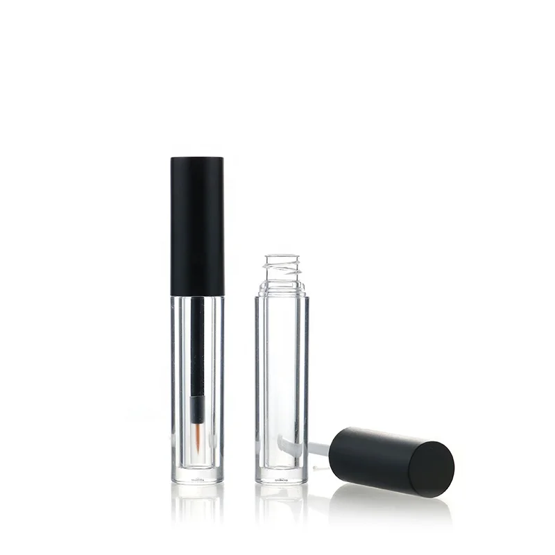 empty lipgloss tube cute mini empty Liquid Eyeliner Bottle With Yellow Eye Liner Tip containers lip gloss tube