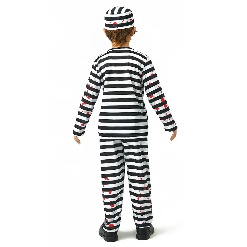Halloween Costumes Spooky Bloody Prisoners Cosplay Costumes Children Demon Zombies Role Play Costumes