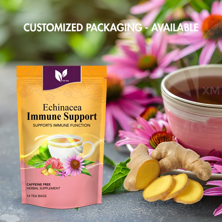 Customized Herbal Tea For Cold And Flu Support With Lemon Ginger Echinacea Cold Weather Tea