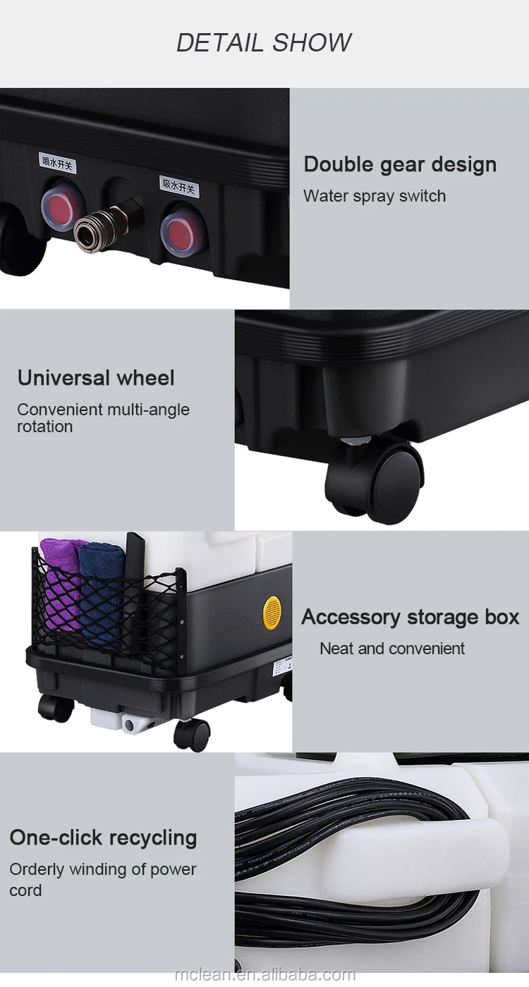 Top Storage+Carpet Machine CP-9,Low Noise, 18kpa, 2-in-1 Carpet Machine for sale