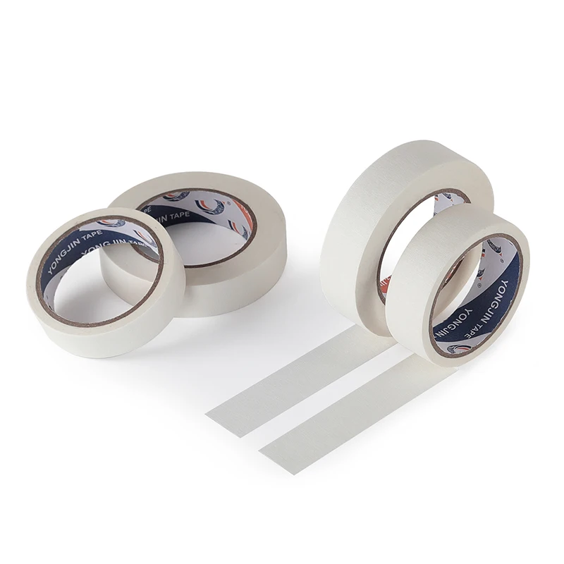 Easy And Clean Removal Painters White Crepe Paper Heat Resistant Masking Tape