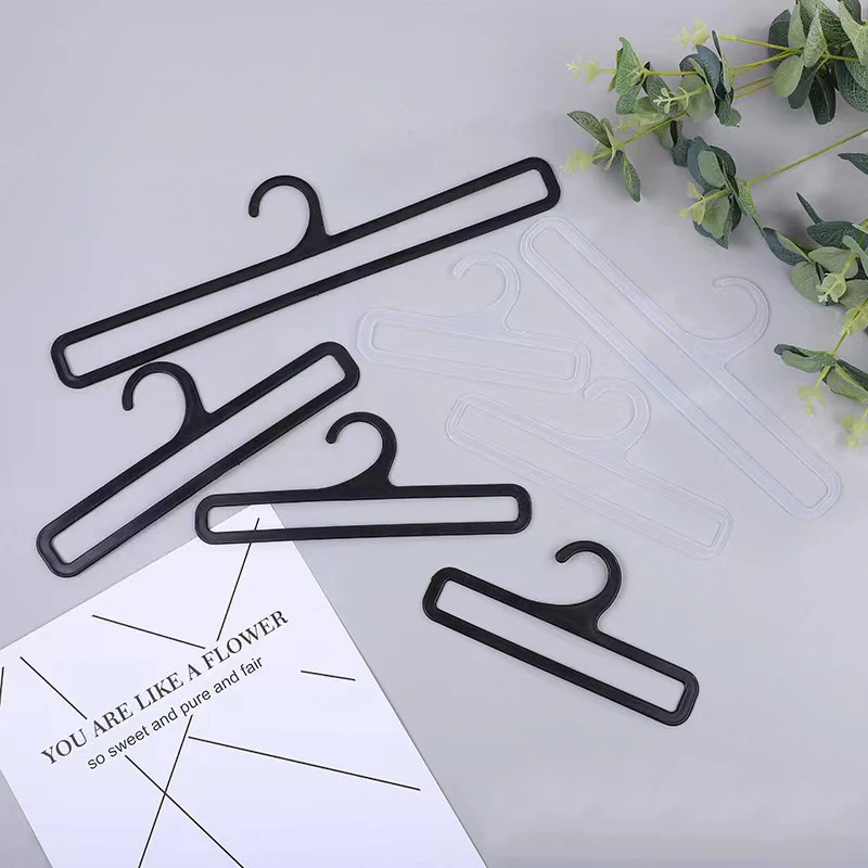 Black scarf packaging perchas tie display rack silk scarf hook hanger plastic hook plastic curtain display hanger