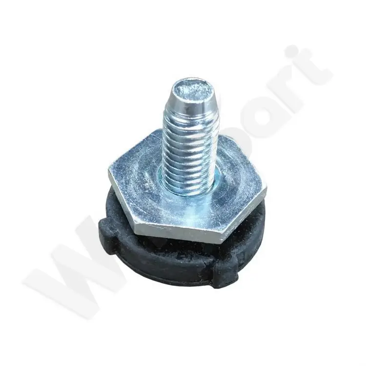 Оригинальный коврик для стиральной машины Samsung M10, изготовлен из пластика + резины, Подлинная шайба с черной резиной и гайкой