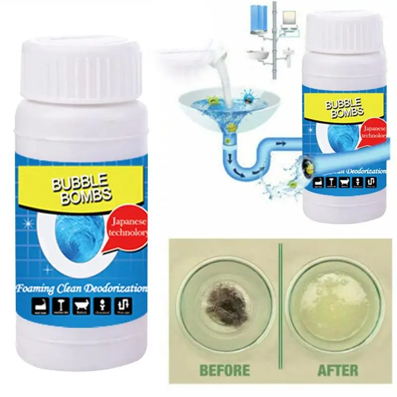 2022 High quality sale Fast Foam Toilet Cleaner Household Cleaning Supplies Powerful Pipe drain cleaner powder