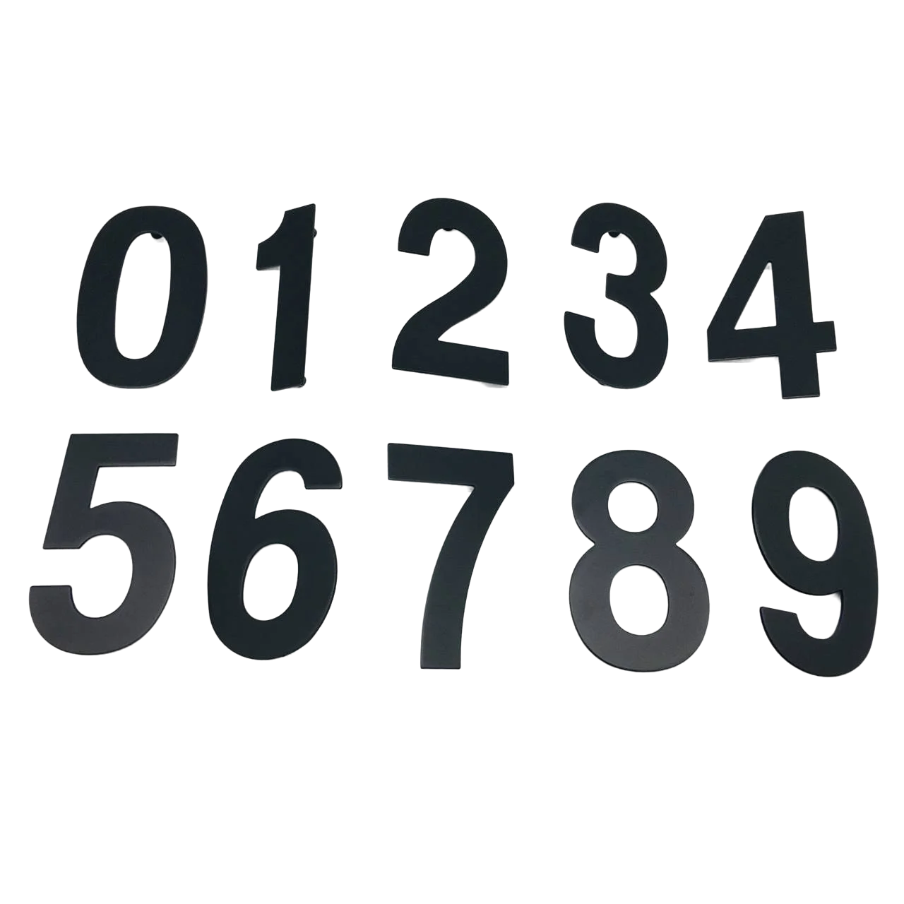 
China 2021 Hot Sales Stainless Steel Number Plate with Black Color 