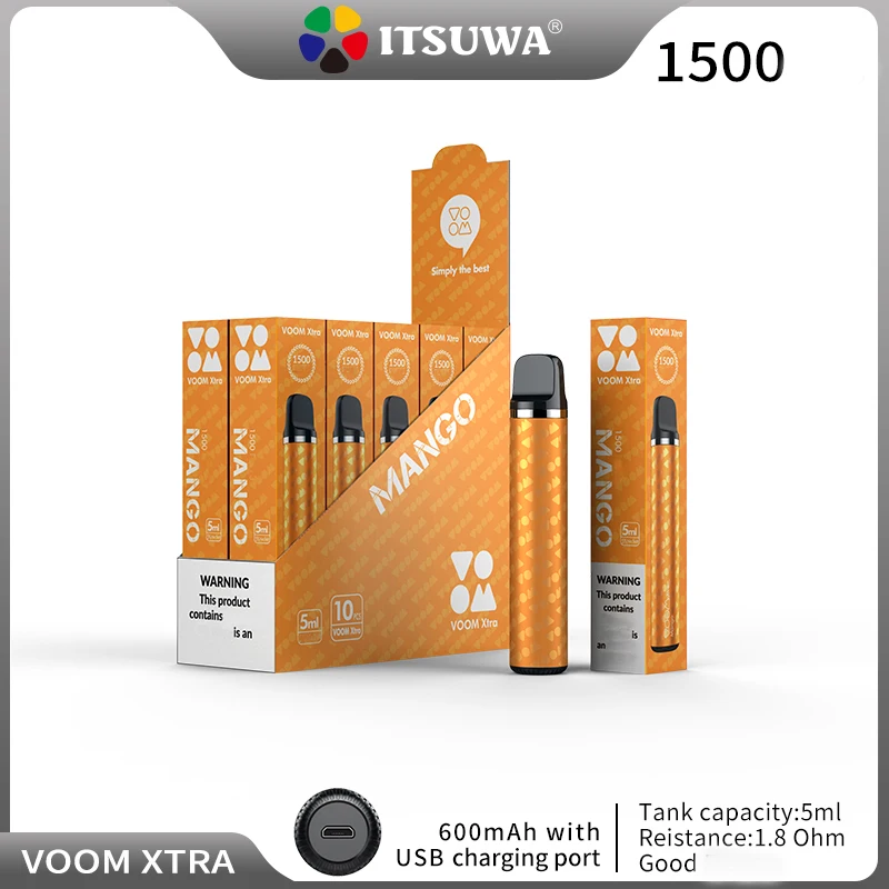 
Itsuwa Voom Xtra Ecig Vape Pen Desechable De Vapor Elctronico Electronico Cigarro 