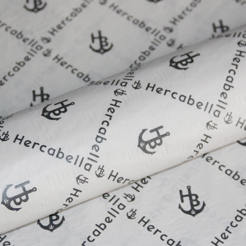 personalized black tissue tracing paper Black Tissue Paper with logo