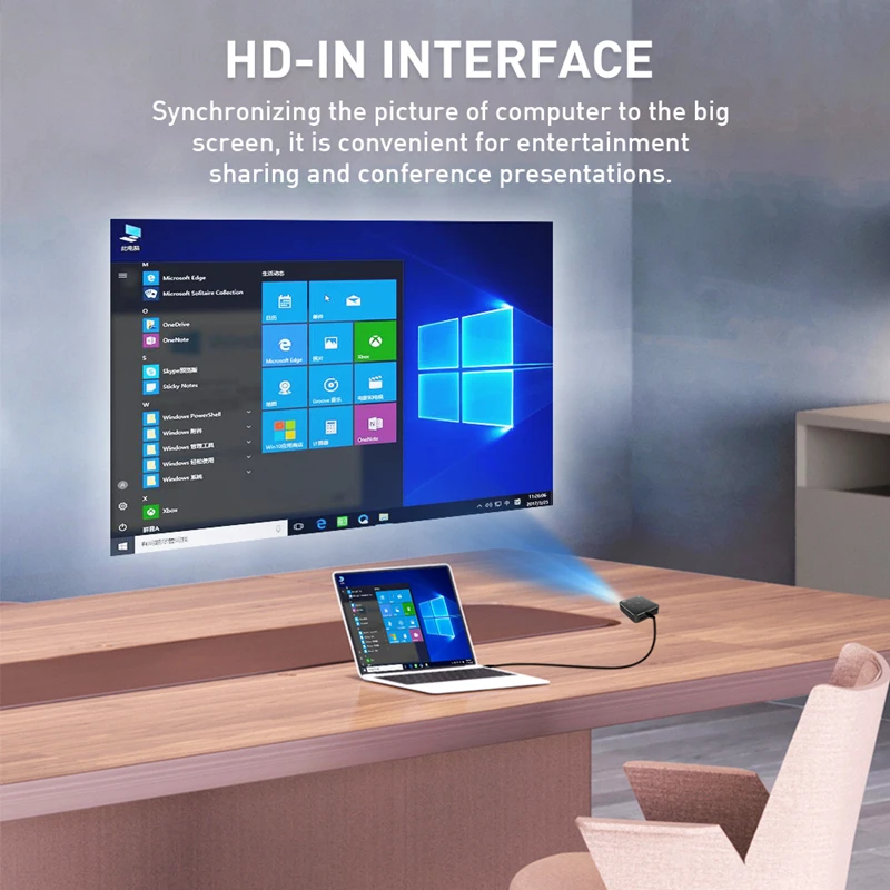 Hot selling Cheap Dlp Mini Portable Outdoor Projector Light For Screen 2.4g Wireless Control 3D mini projectors