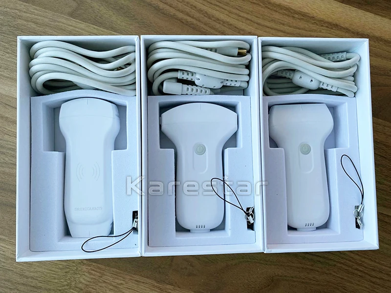 Handheld medical wifi wireless ultrasound probe scanner machine portable animals use wireless probe