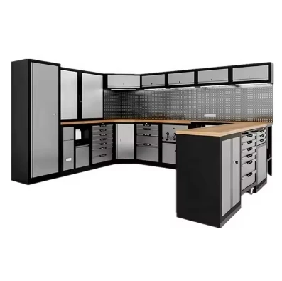 Heavy duty work bench tool cabinet workshop