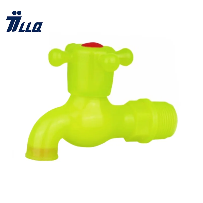 Garden Irrigation Connector Plastic Bibcock Wall Mounted Male Thread Plastic Pvc Water Tap