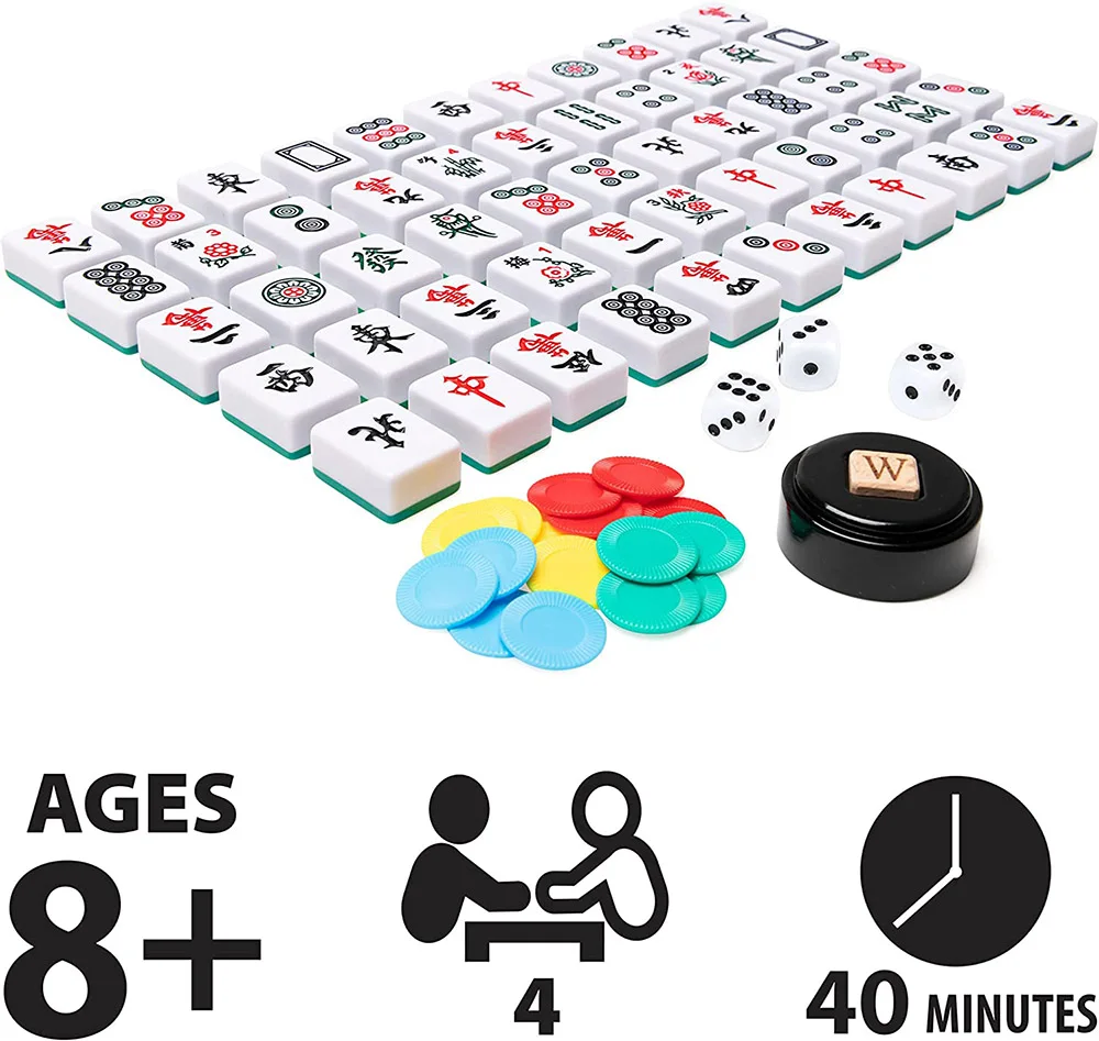 leather Luxury Christmas Mahjong game set  Mahjong CASE travel Mahjong game box