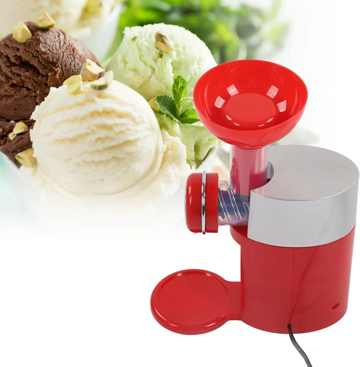 Portable Cheapest Home Fruit Soft Serve Gelato Machine Automatic Small Mini Ice Cream Maker