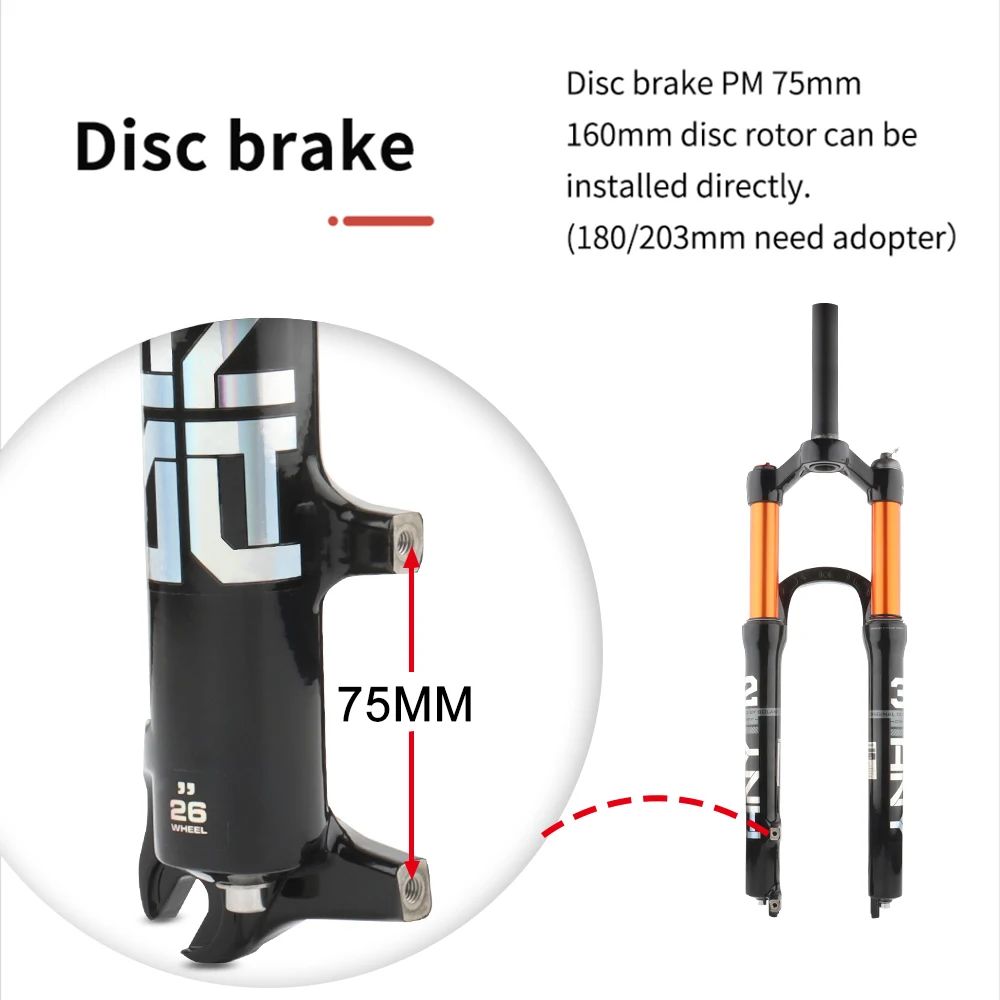 Magnesium alloy mtb bicycle fork suspension rim 26/27.5/ 29er Inch mountain bike 32 RL HL100mm fork for a bike accessories