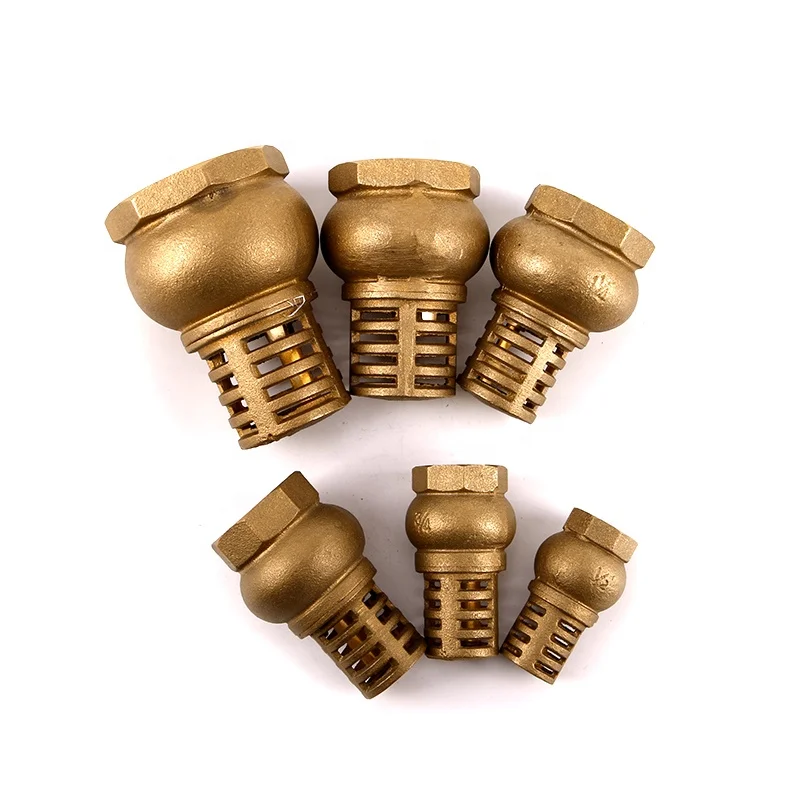 Made in China High Quality Heavy Duty Copper Hoist Check Valve Brass Bottom Valve Flow Control Brass Check Valve