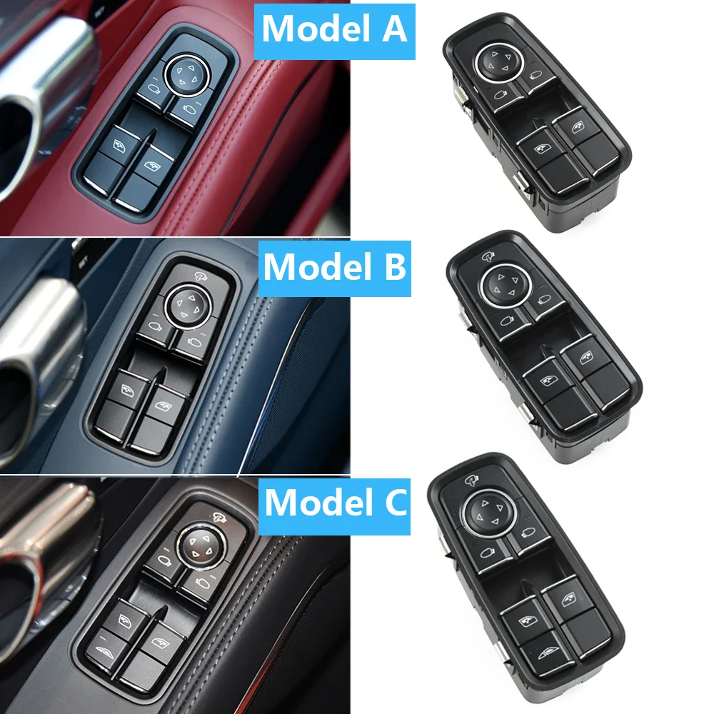 Driver Side Power Master Window Lifter control Switch For Porsche Cayman Boxster 911 718 981 982 99161315502DML