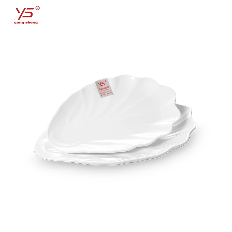 100% melamine unbreakable restaurant arecanut leaf plates