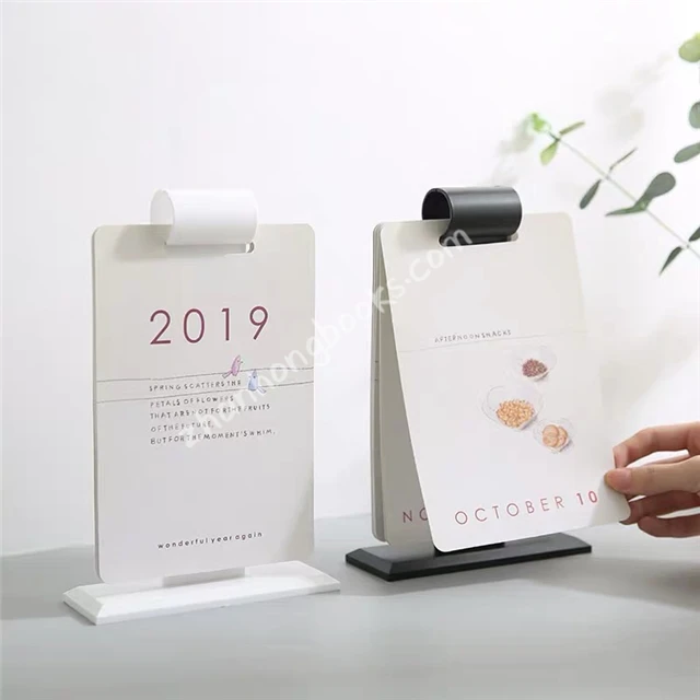 Custom printing chinese desk calendar book tamil bible