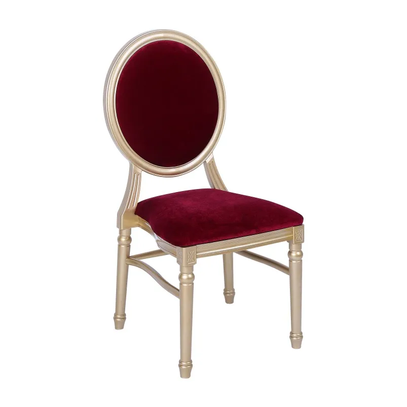 wholesale resin stacking king louis xvi dinning wedding ghost chair for sale