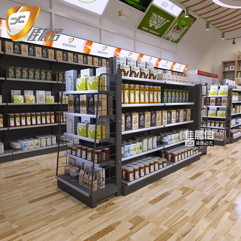 gondola  shelving supermarket shelves metal equipment for grocery store with price tag label holder display racks  rack