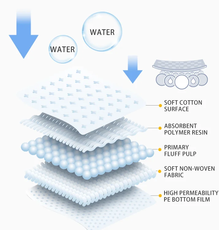 wholesale  organic Fluff pulp SAP period panties sanitary napkin disposable sanitary pant