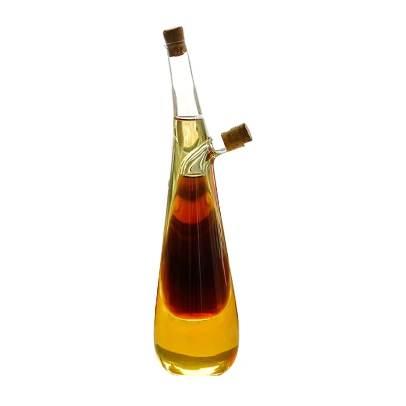 
cooking oil glass olive oil and vinegar oil bottles set 