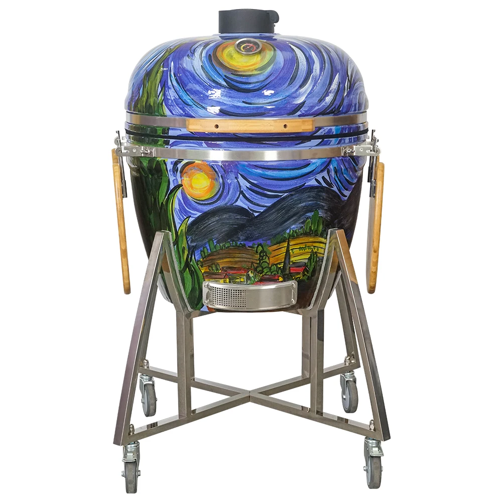 SEB KAMADO 26 inch big Drawing Charcoal Outdoor Kitchen Grill Barbecue Ceram Ceramic Kamado Bbq Barbique