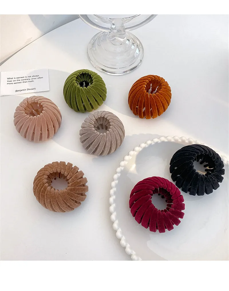 Luxury Hair Ties women Twist Hair Band 2020 Bird S Hair Nest Device Claw Scrunchies