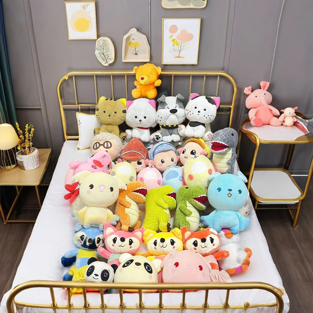 Factory Wholesale Special Promotion 7-inch Plush Toy Grab Machine Doll Toy Wedding Animal Stuffed Soft Crane Doll Decoration