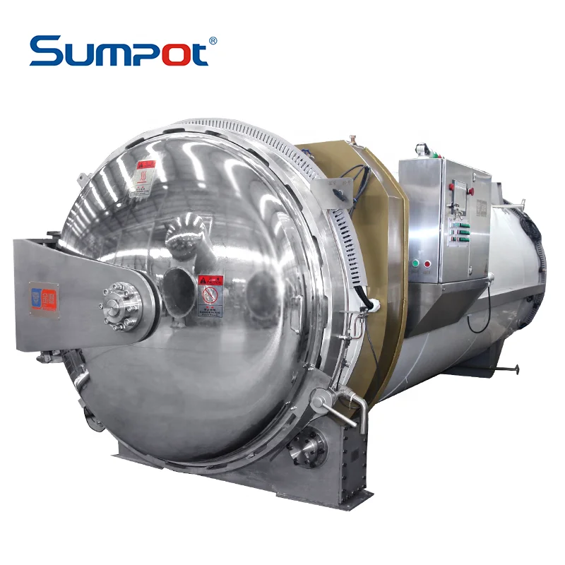 SUMPOT Fully Automatic Steam Retort Autoclave Sterilizer Machine