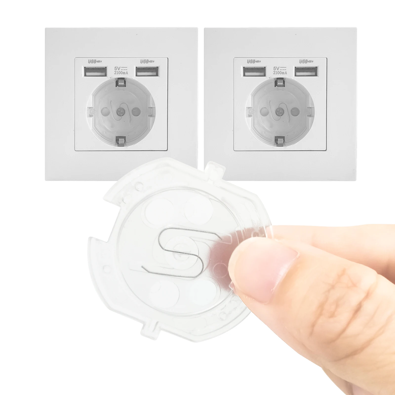 Wholesale Clear Outlet Covers (32 Pack) Value Pack /Baby Safety Outlet Plug Covers Durable & Steady /Child Proof Outlets cover