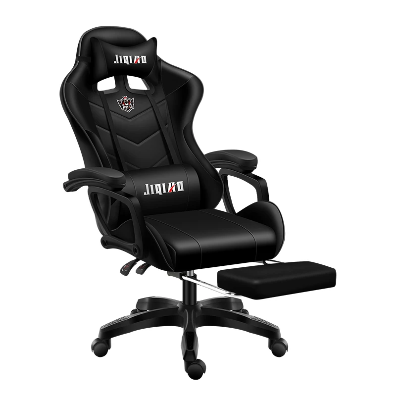 Hot-selling Custom PC Racing Computer Reclining Leather Silla Gamer Office Gaming Chair With Footrest