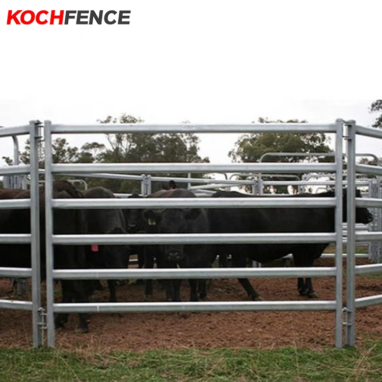 American livestock animals fence,wholesale bull/cattle/horse galvanized/powder coated farming livestock panel