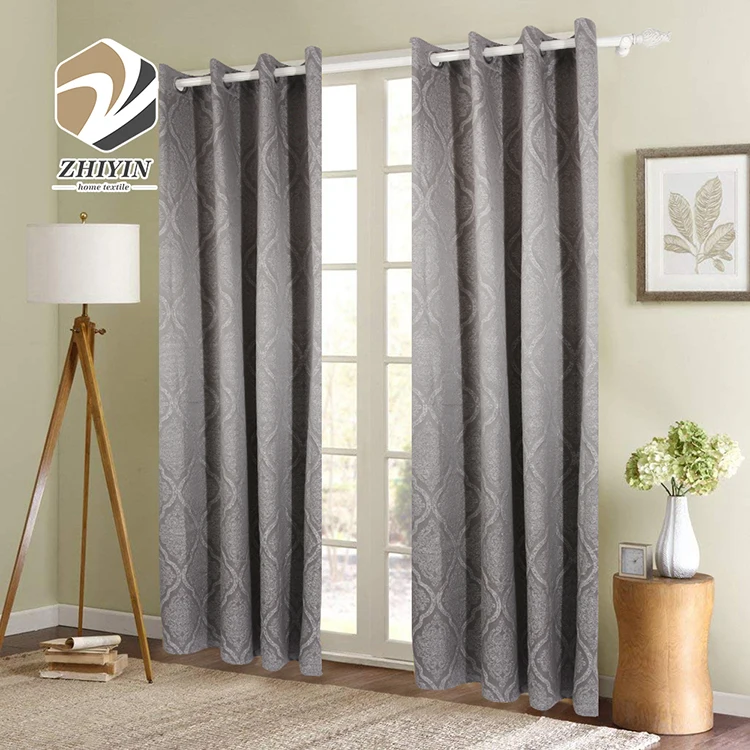 China Factory Beautiful Wholesale Woven Jacquard Curtain Fabric