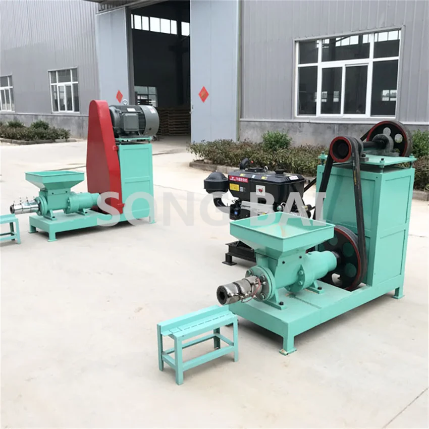 Diesel Wood Charcoal Stick Molding Machine Coal Briquette Making Sawdust Briquette Manufacturing Machine