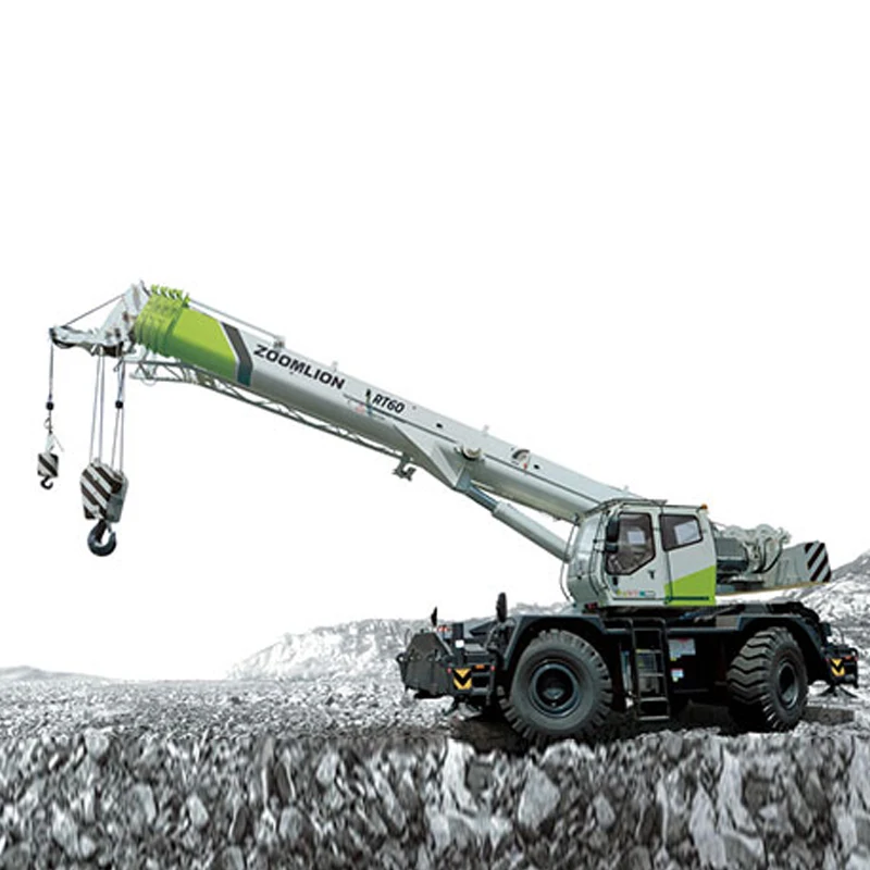 High Quality Zoomlion RT60 4x4 60 Ton Hydraulic Rough Terrain Truck Crane for