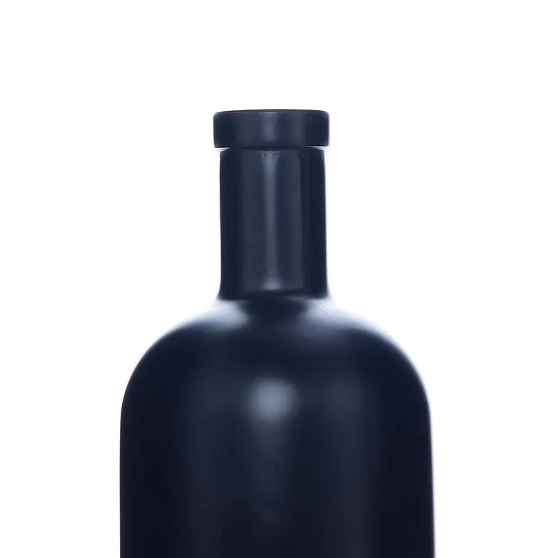 Wholesale Black  Clear 375ml 750ml Manufacturer Bulk Glass Wine Bottle