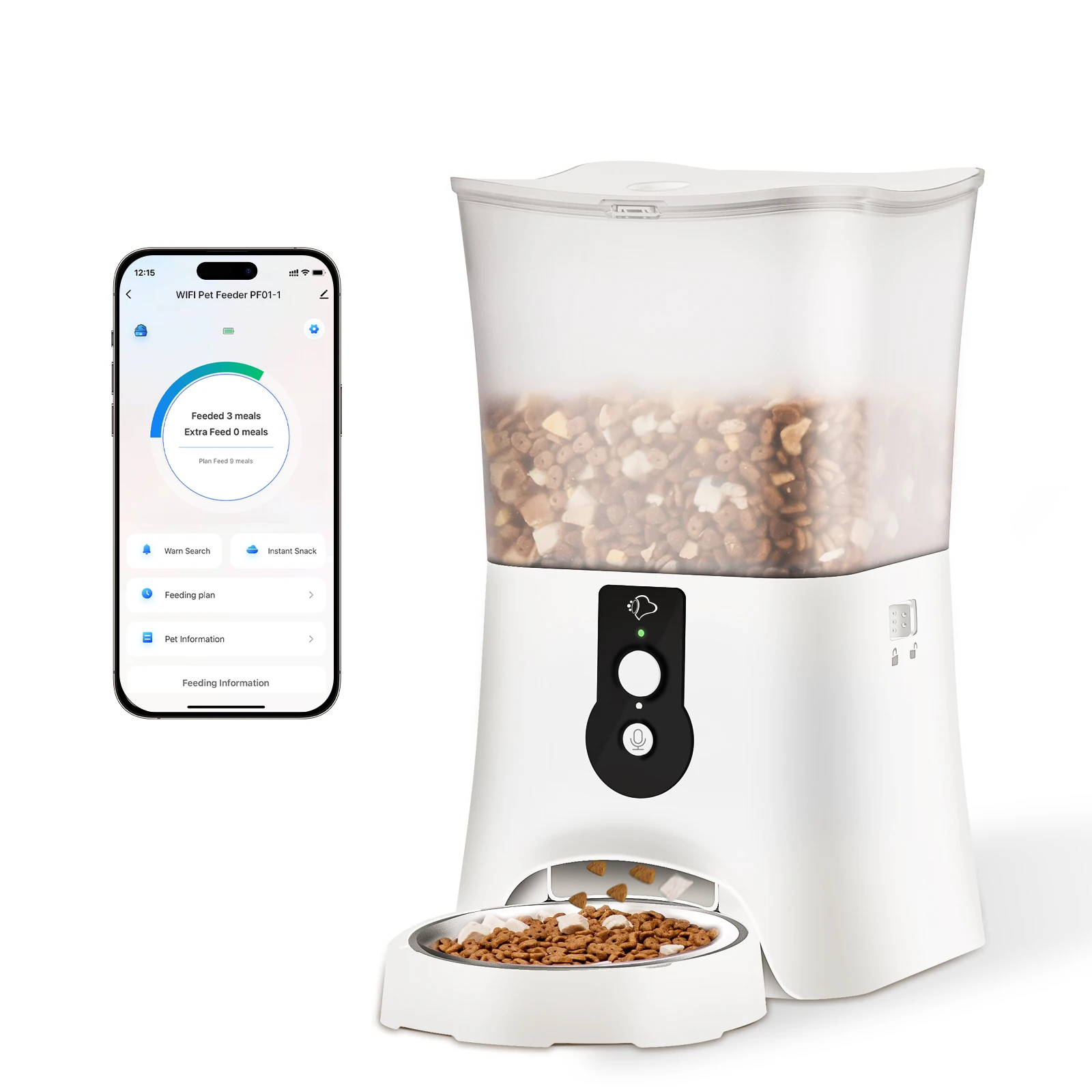 Petsuper hot selling wholesale cats food feeder dog popular automatic pet feeder