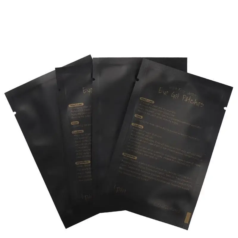 JDK Black Luxury Eyelash Extension patches Under Eye Gel Pads kit Collagen with Aloe Vera Hydrogel Eyes Patches set for Eyelash