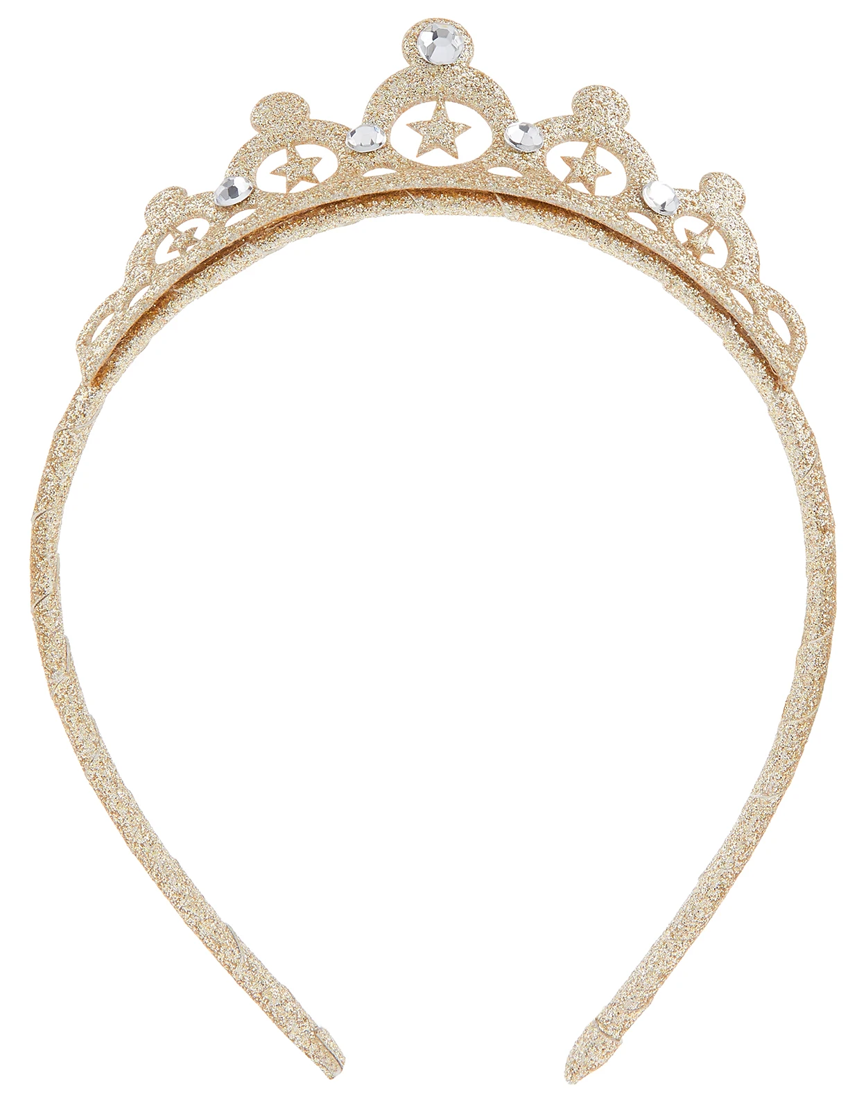 Sparkly tiara headband glitter crown headband princess headband