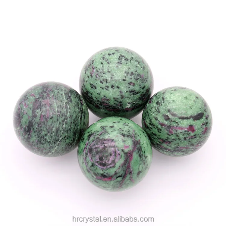 Hot Sale Crystal Sphere Crafts Healing Mixed Stones Ruby in Zoisite Crystal Ball Sphere