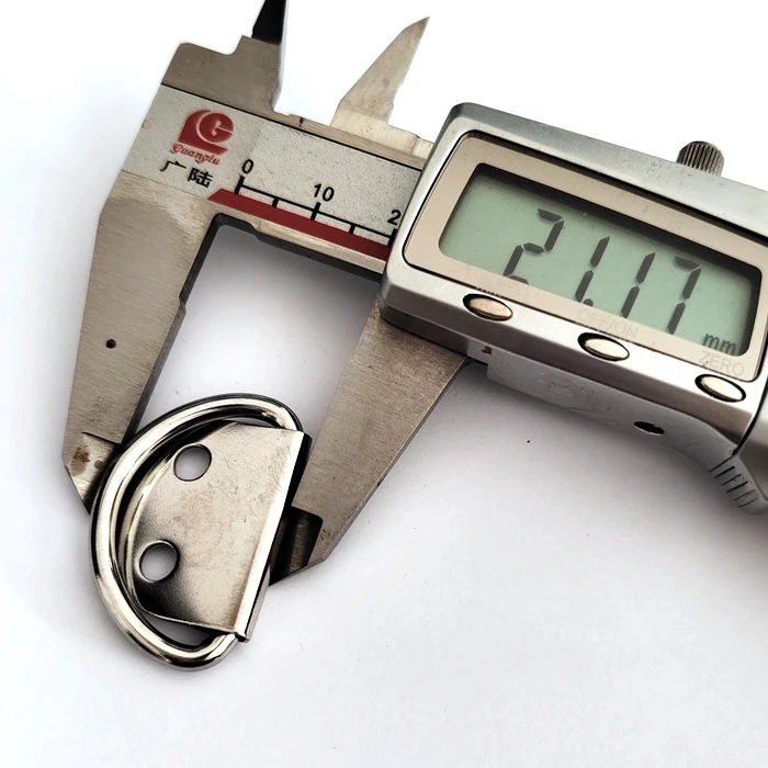 2 Hole D-Ring Stainless Steel D-Ring Truck Fixed Pull Ring